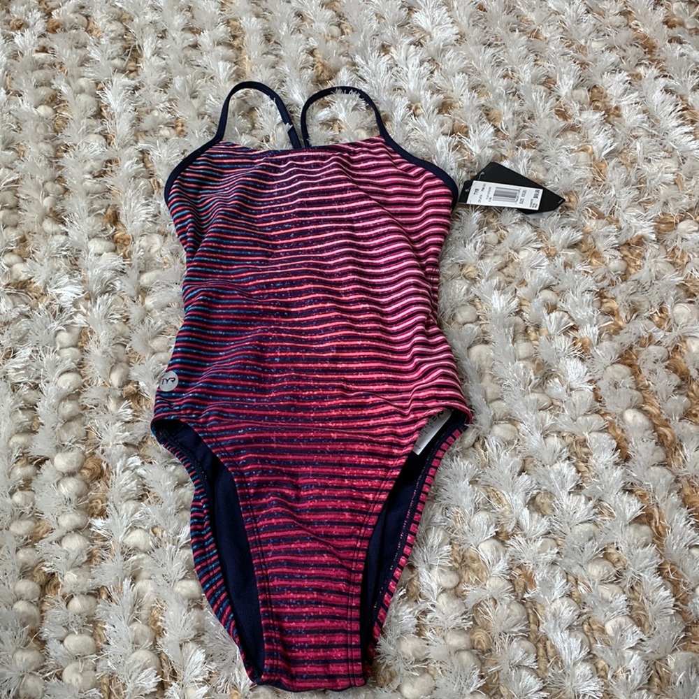 TYR brand new with tags training one piece swim suit, 28